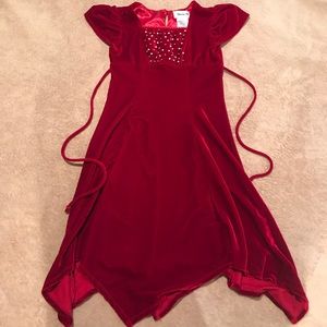 Red Velvet Dress